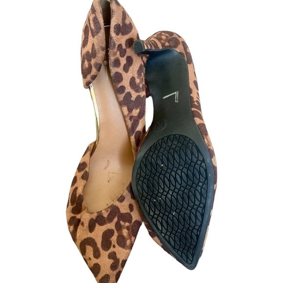 Mossimo Leopard Animal Print Heels Women’s Size 9.5 Brown - Picture 5 of 5
